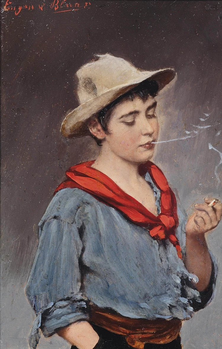 Il giovane fumatore